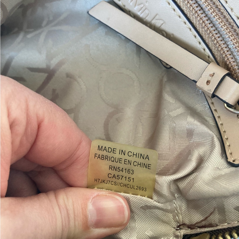 Calvin Klein Brown Monogram Mini Backpack Leather - image 7